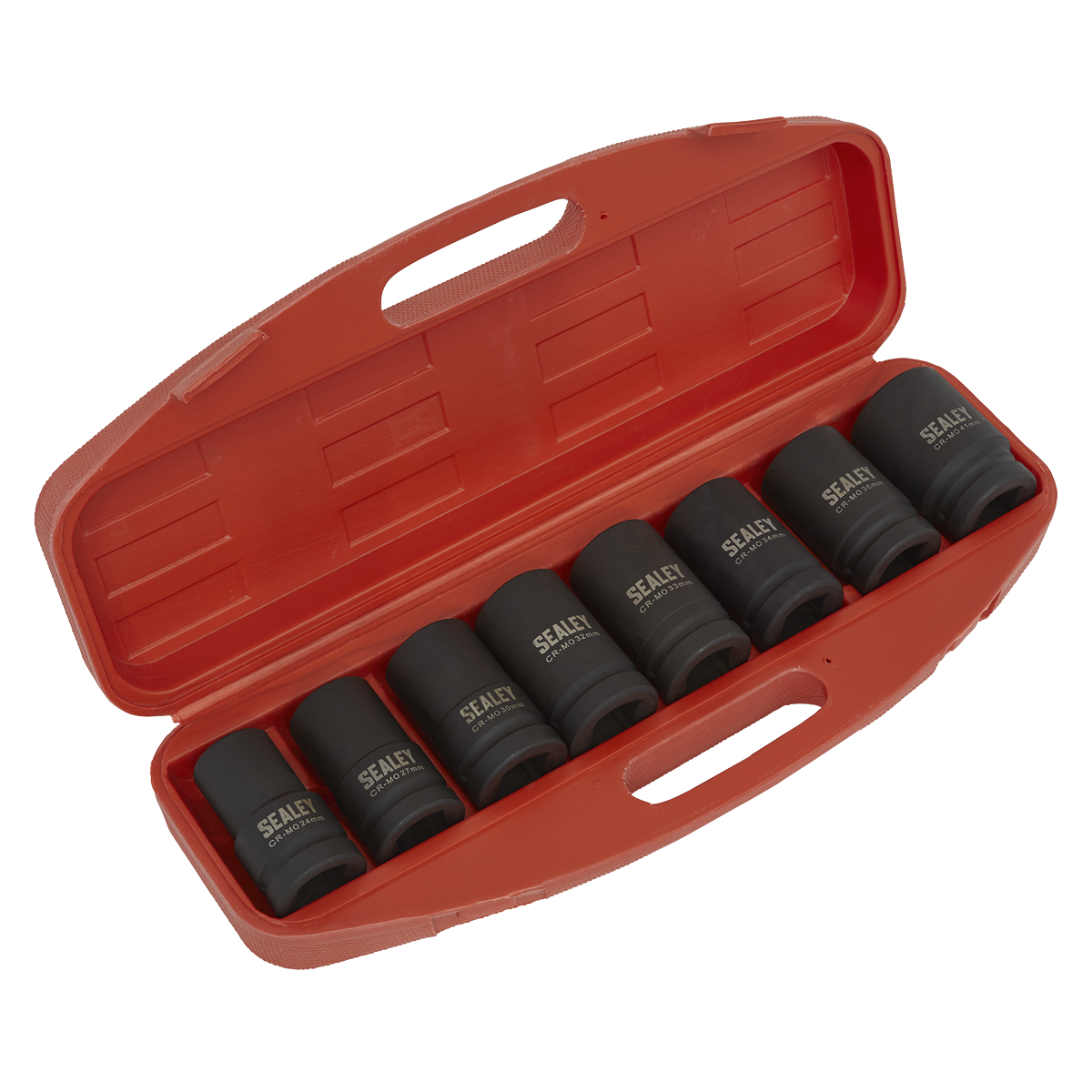 Impact Socket Set 8pc Deep 1"Sq Drive - Metric AK888M