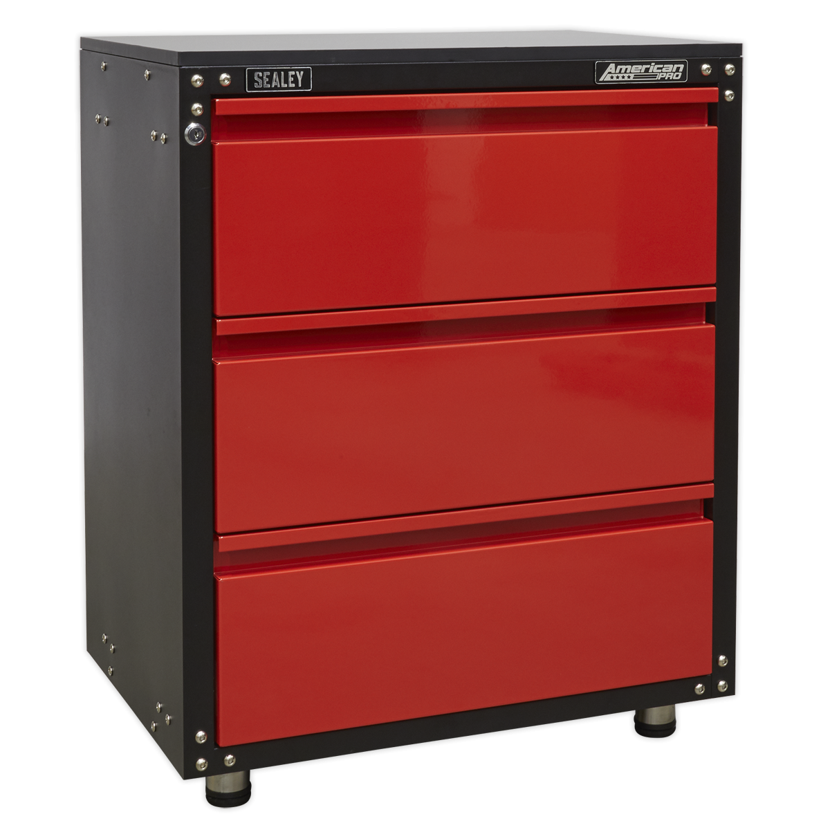 Modular 3 Drawer Cabinet with Worktop 665mm APMS82