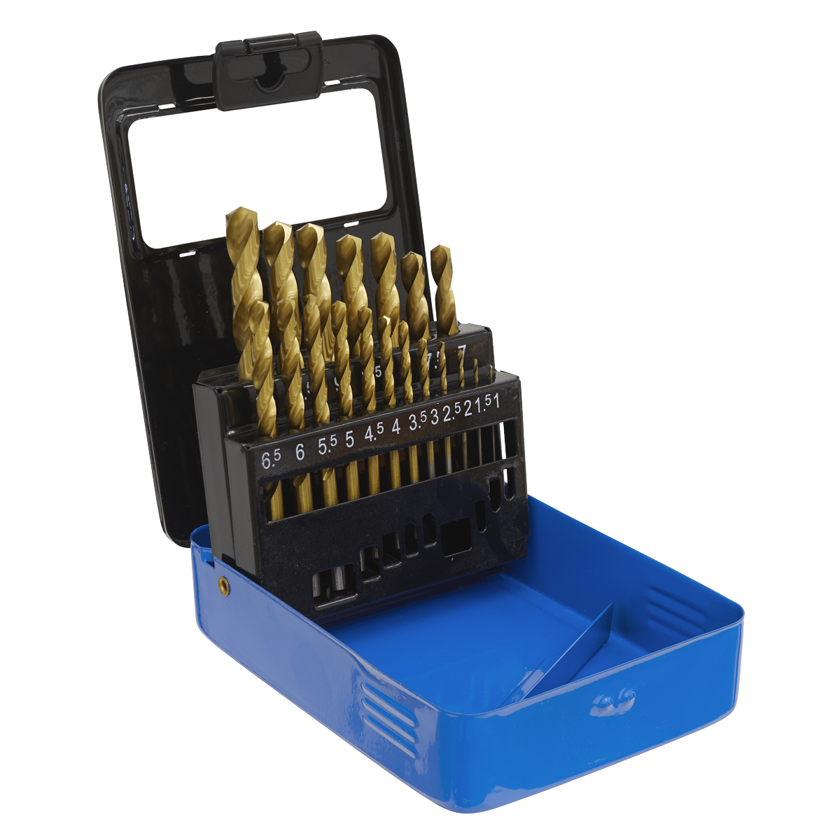 HSS Fully Ground Drill Bit Set 19pc DIN 338 Metric AK4719