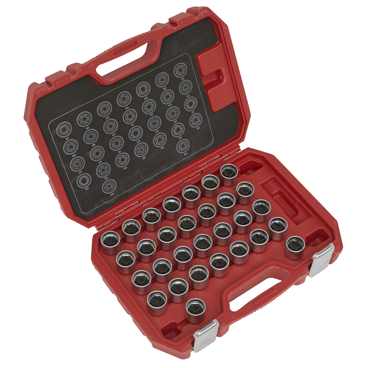 Locking Wheel Nut Key Set 30pc - Mercedes SX212