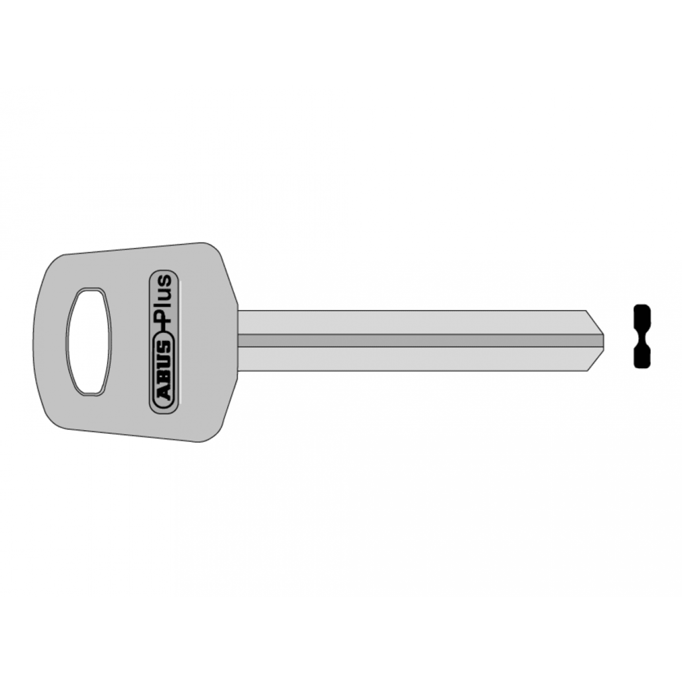 X Plus Key Blank 23211 ABUKB23211
