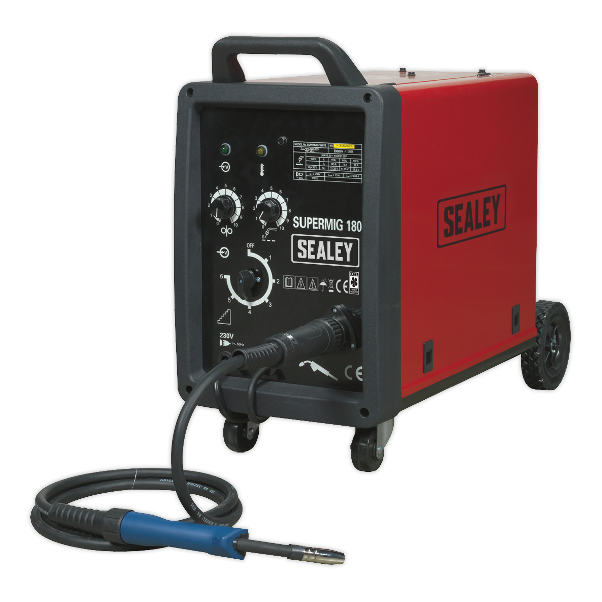 Professional MIG Welder 180A 230V with Binzel® Euro Torch SUPERMIG180