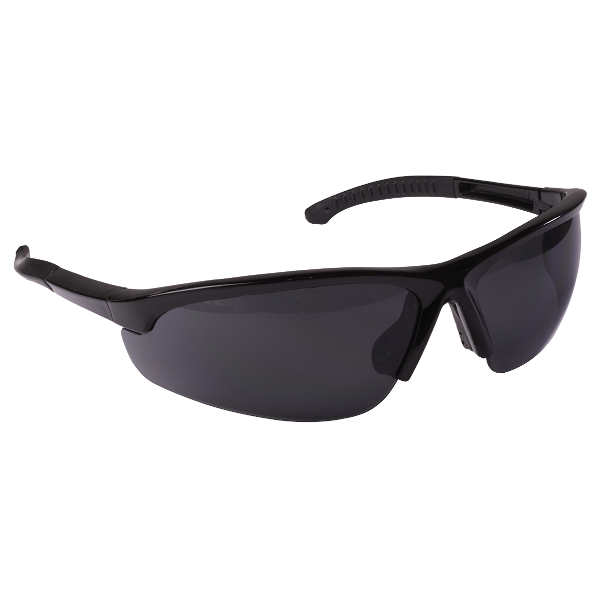 Zante Style Smoke Lens Safety Glasses with Flexi Arms 9214