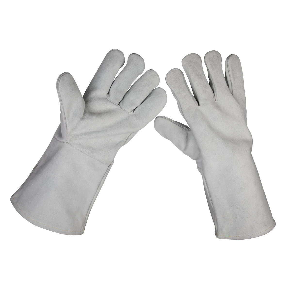 Leather Welding Gauntlets Lined Heavy-Duty Extra-Large - Pair SSP151