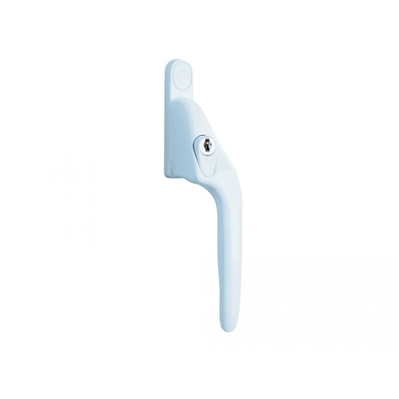 Offset Locking PVCu Window Handle