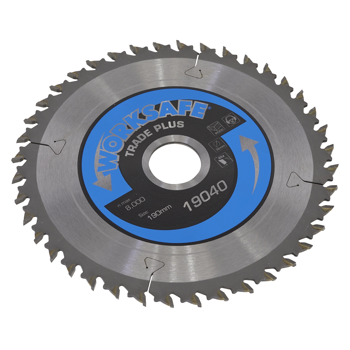 Trade Plus Circular Saw Blade Ø190 x 30mm - 40tpu TPS19040