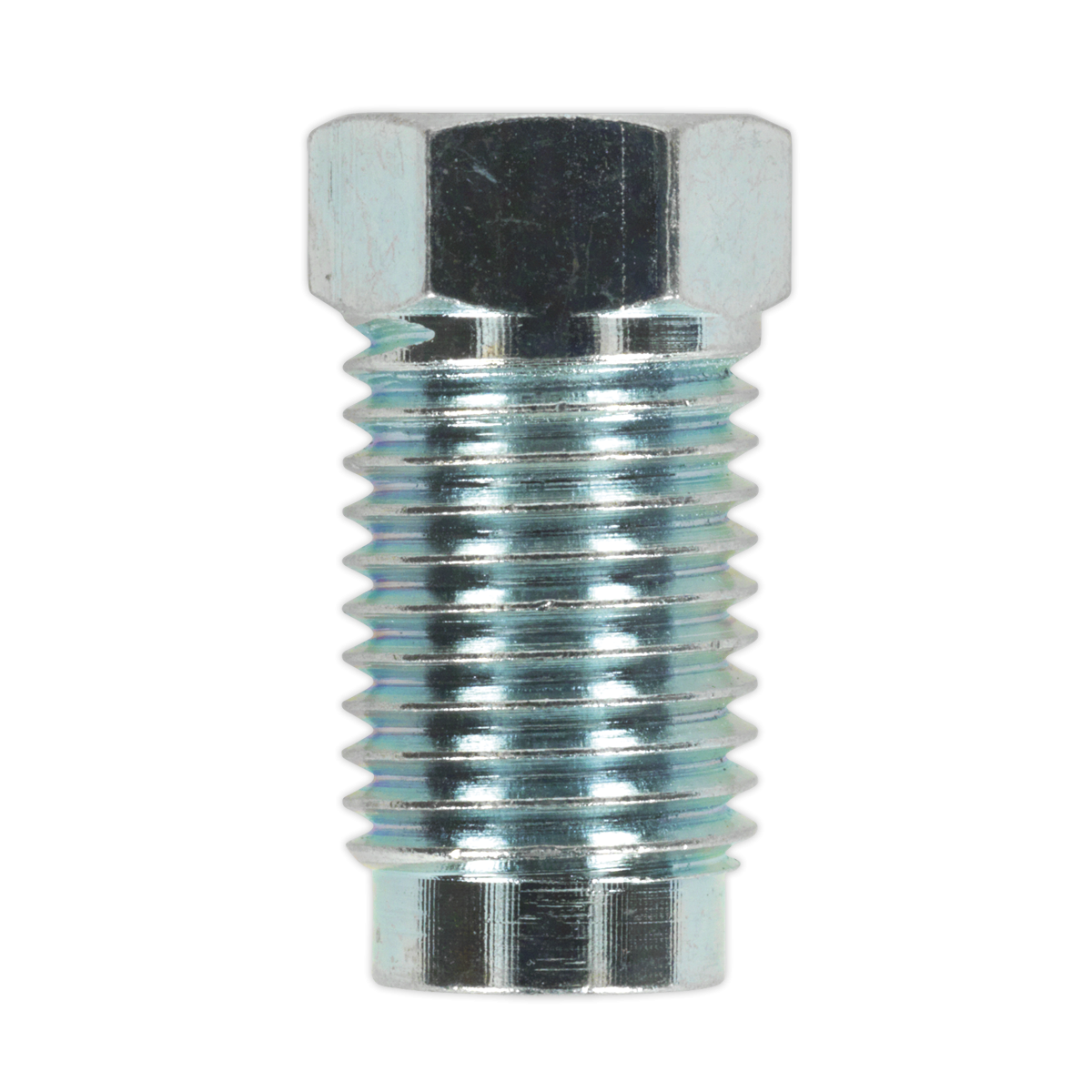 Brake Pipe Nut 7/16"UNF x 20tpi Male 1/4" Pipe SAE Form Pack of 10 BN71620