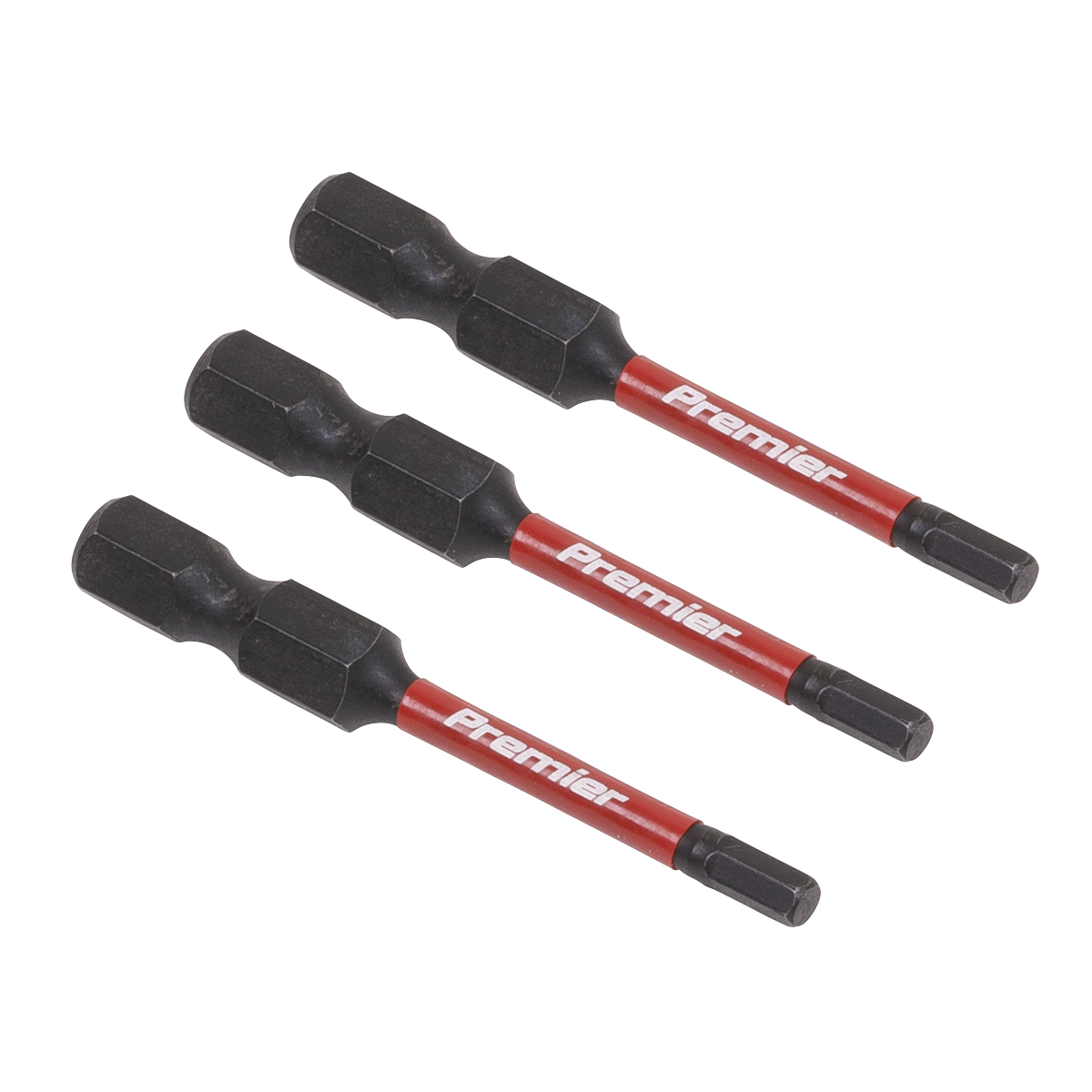 Hex 3mm Impact Power Tool Bits 50mm - 3pc AK8236