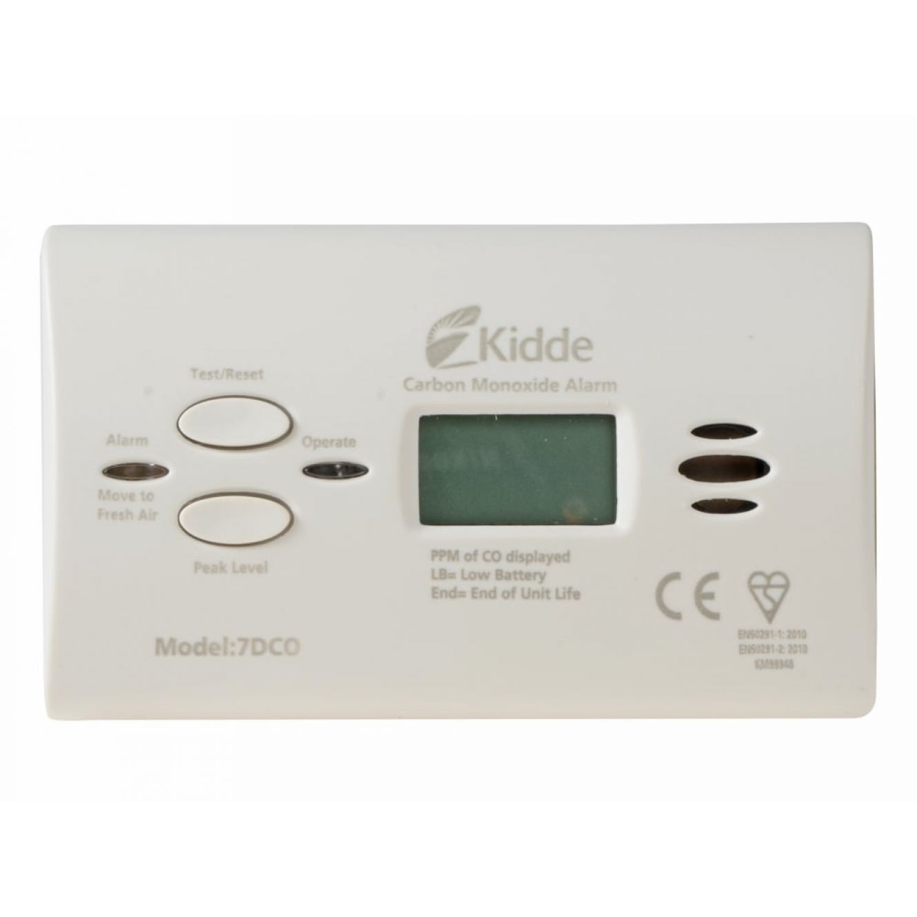 K7DCO Digital Carbon Monoxide Alarm (10-Year Sensor) KID7DCOC