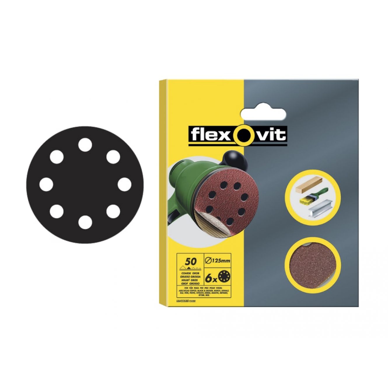 Hook & Loop Sanding Discs 115mm