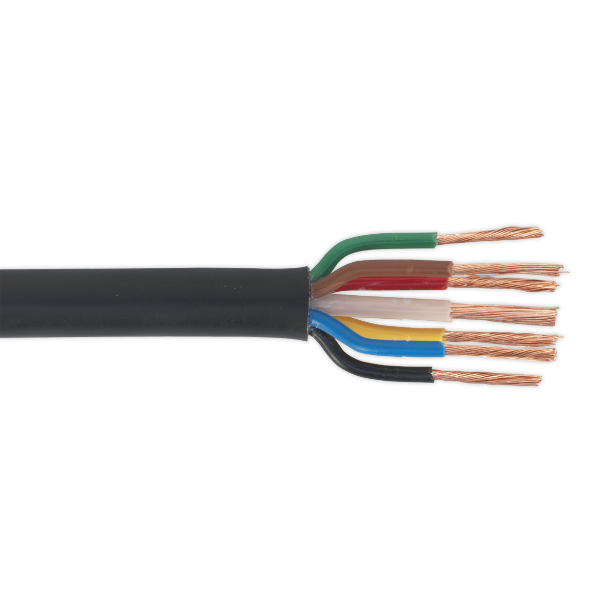 Automotive Cable Thin Wall 6 x 1mm² 32/0.20mm, 1 x 2mm² 28/0.30mm 30m Black AC28307CTH