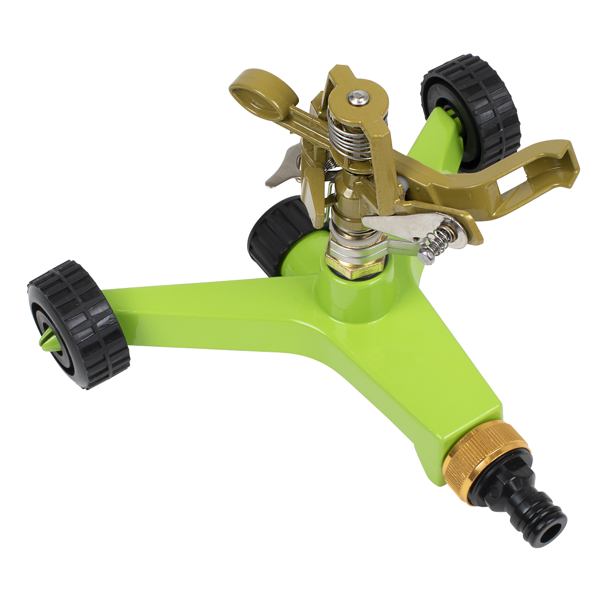 Pulsating Sprinkler With Metal Wheeled Base JS2034