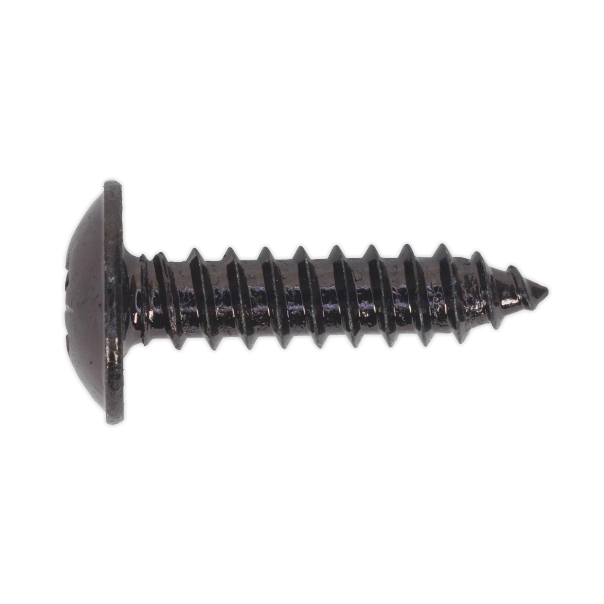 Self-Tapping Screw 4.8 x 19mm Flanged Head Black Pozi Pack of 100 BST4819