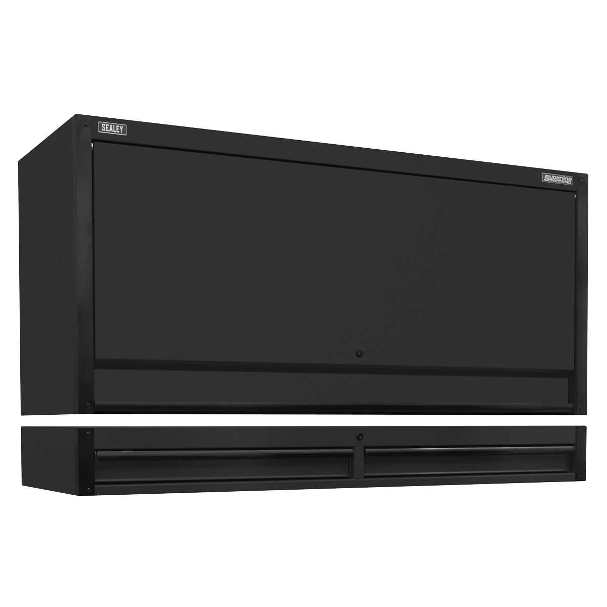 Superline PRO® Black Edition Top Hutch & 2 Drawer Riser 1549mm AP6203BE
