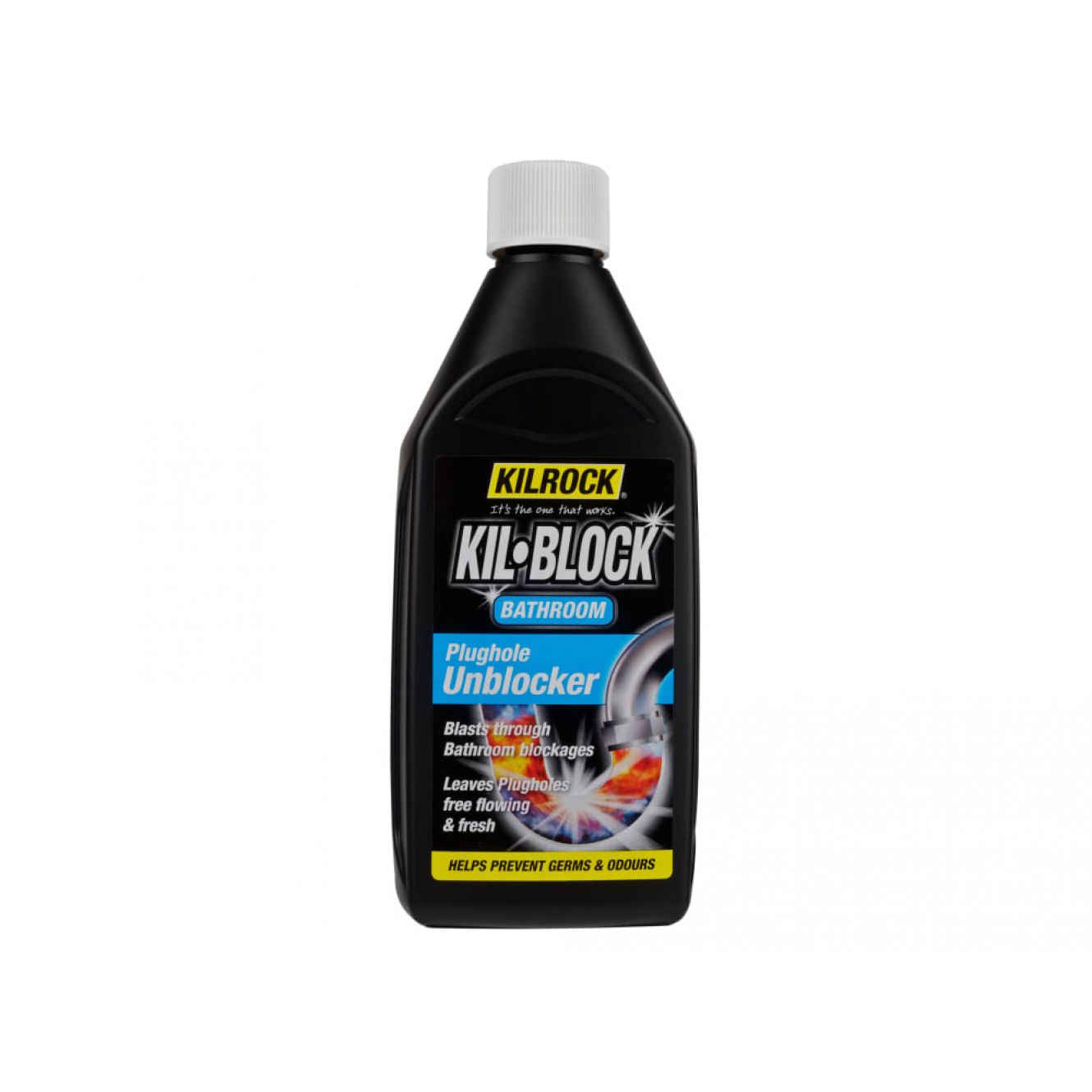 Kil-Block Bathroom Plughole Unblocker 500ml KILKBBATH