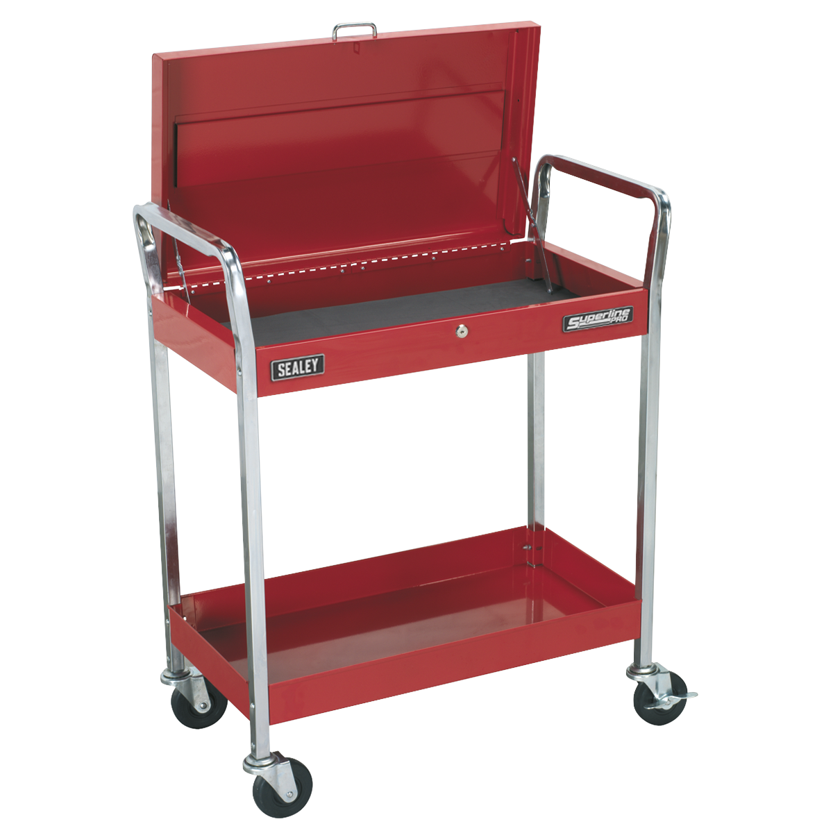 Trolley 2-Level Heavy-Duty with Lockable Top CX104