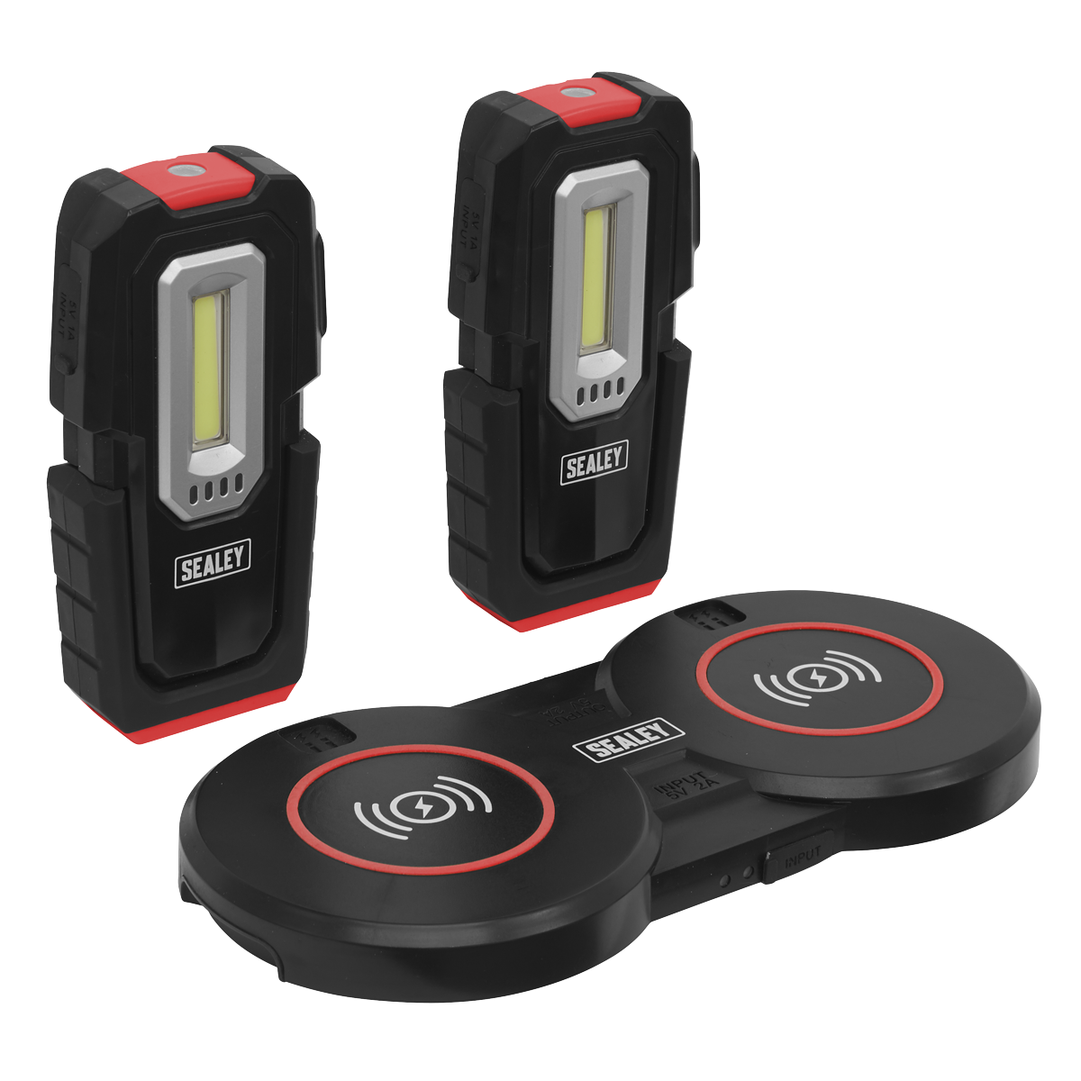 Inspection Light (x2) 3W & 1W COB LED & Double Wireless Charging Base LEDWCBCOMBO3