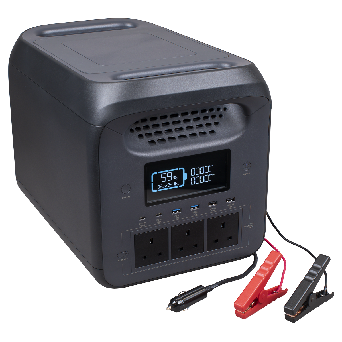 Dellonda Portable Power Station 1800W DL162