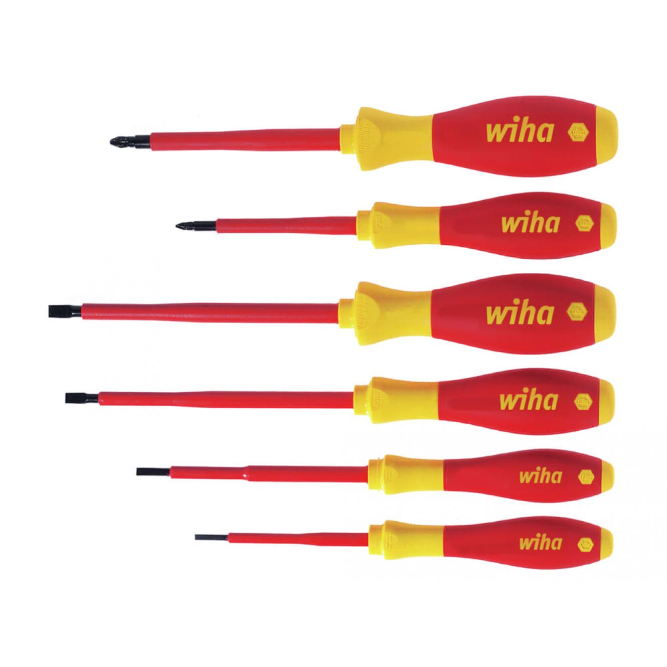 SoftFinish® electric SL/PZ Screwdriver Set, 6 Piece WHA25477