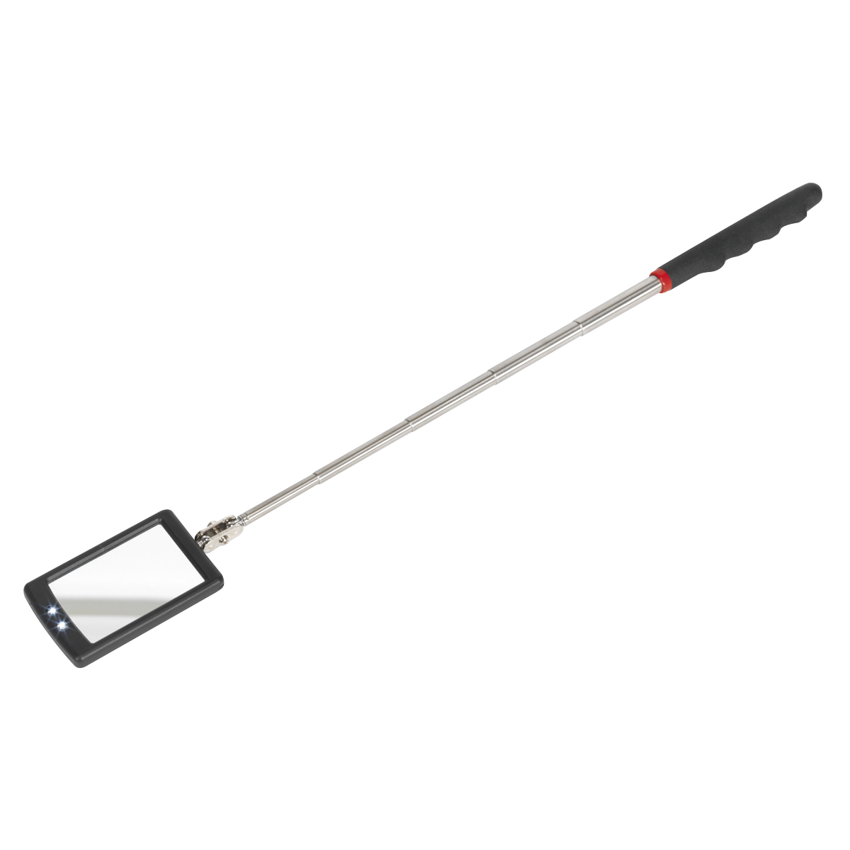 Telescopic Inspection Mirror 52 x 83mm with 2 LEDs S0948