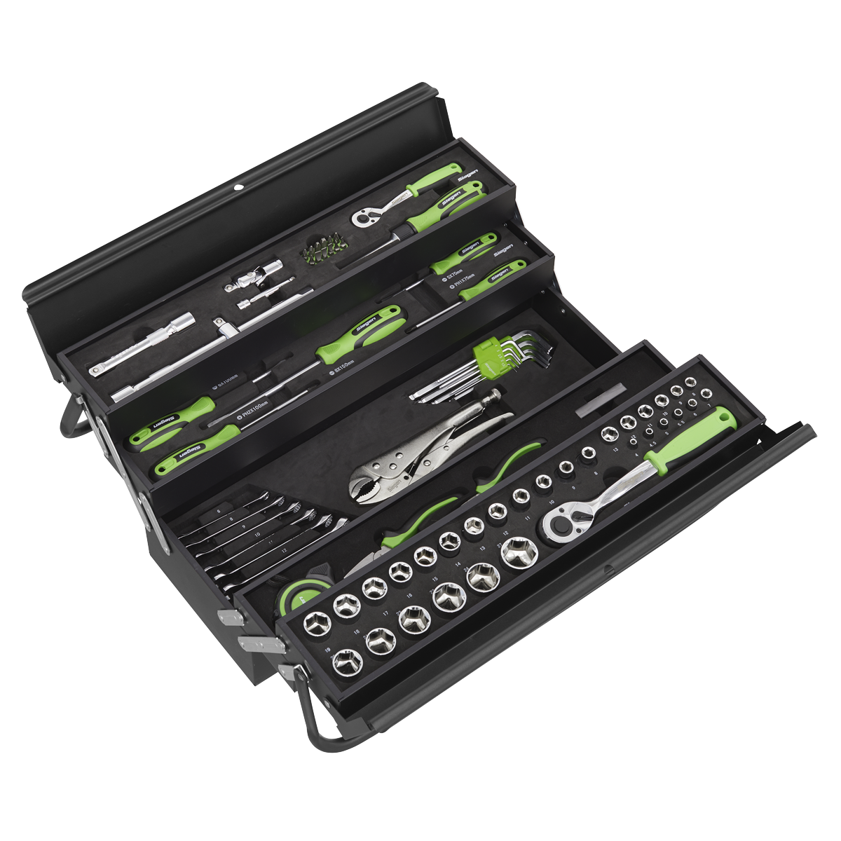 Cantilever Toolbox with 86pc Tool Kit S01216