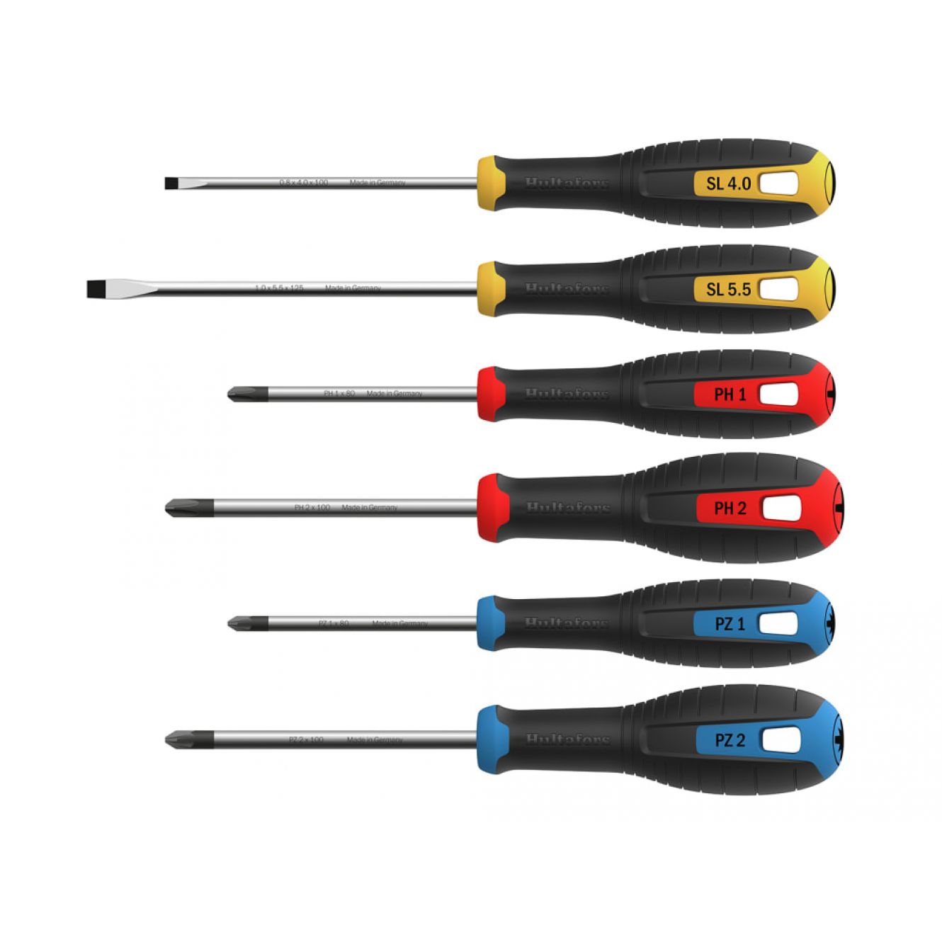 Screwdriver Set, 6 Piece HUL444425