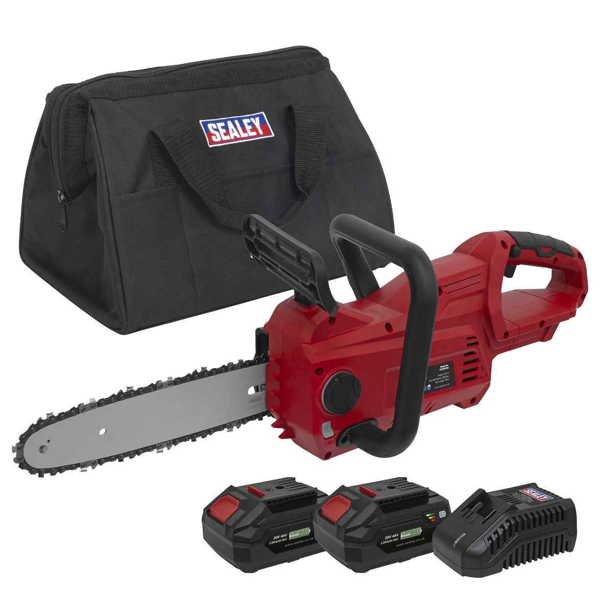 Cordless Chainsaw 25cm 20V SV20 Series Kit - 2 Batteries CP20VCHSKIT