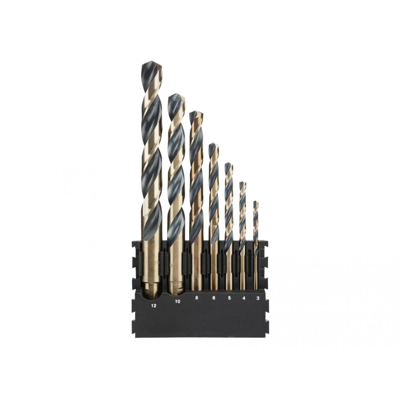 DT20620 Black & Gold HSS Drill Set, 7 Piece DEWDT70829QZ
