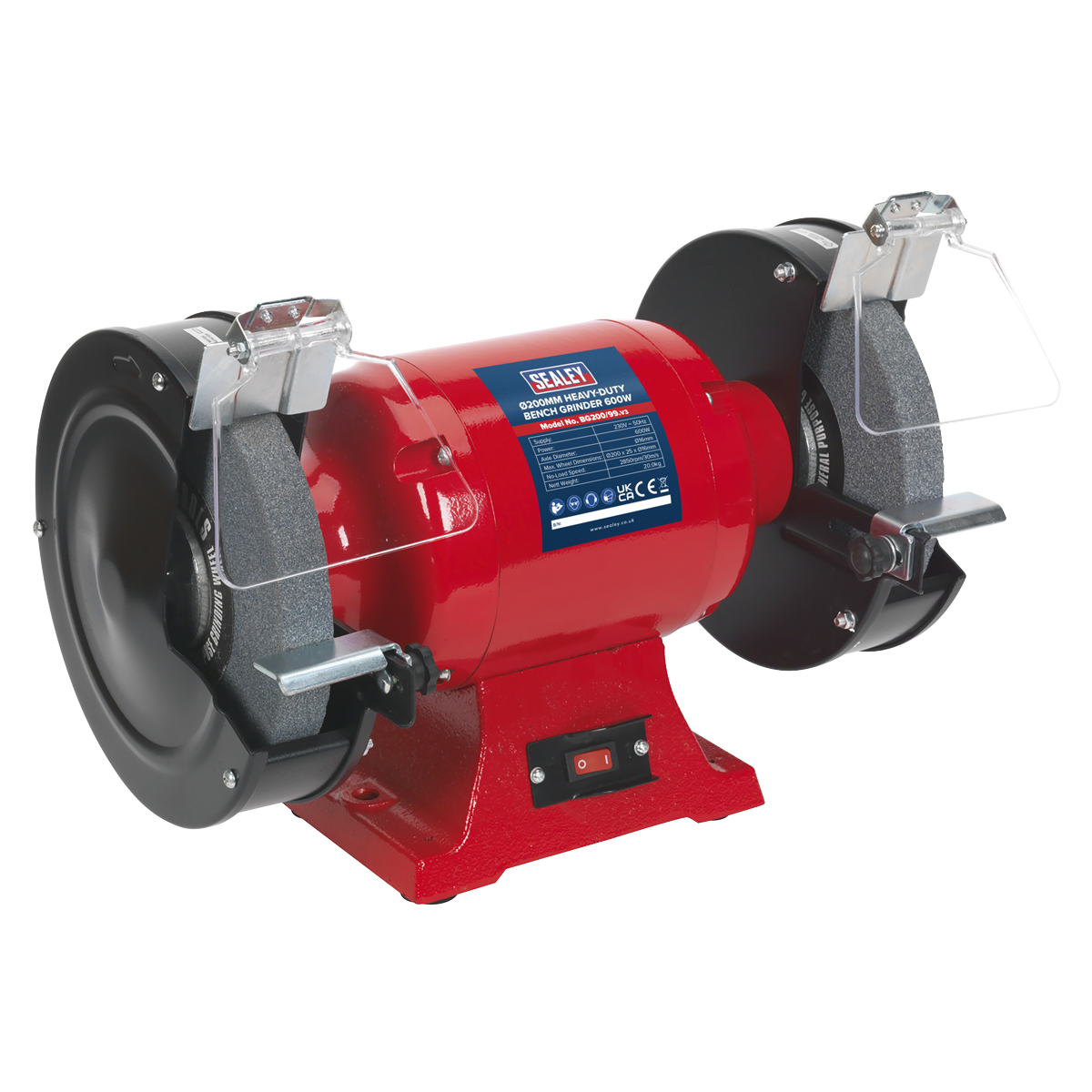 Bench Grinder Ø200mm 600W/230V Heavy-Duty BG200/99