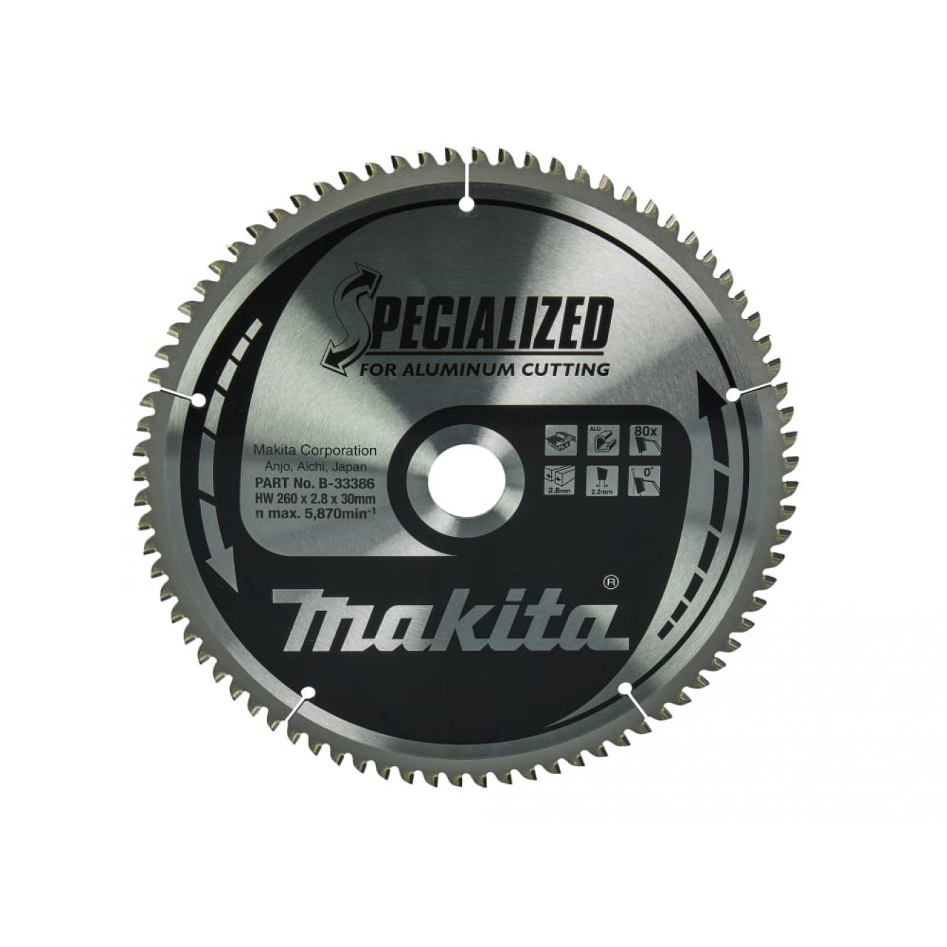 Specialized for Aluminium Cutting Blade