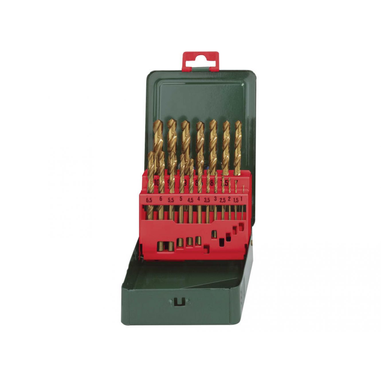 HSS-Tin Drill Bit Set, 19 Piece MPT627156