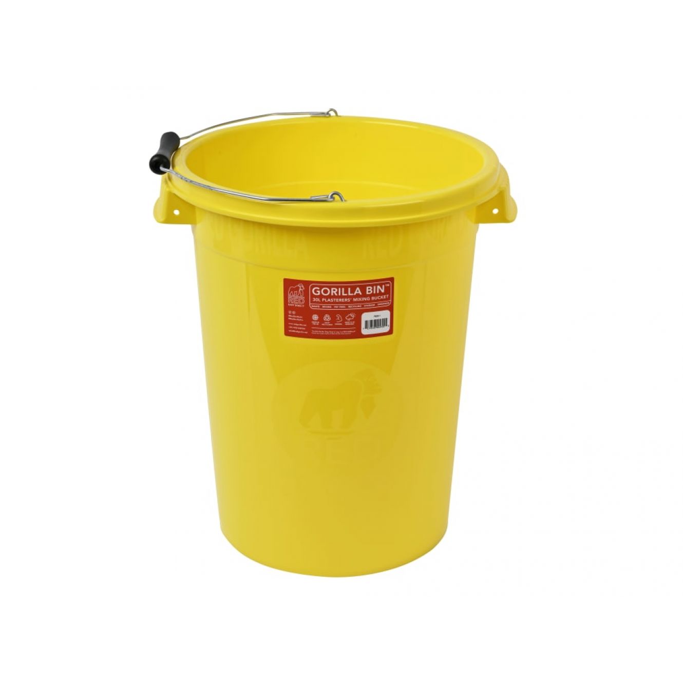 Plasterers Mixing Bucket Yellow 30 litre GORRG30Y