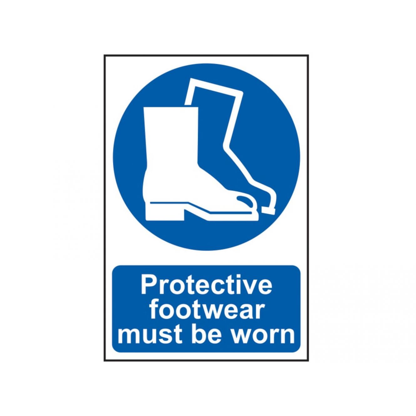 Protective Footwear Must Be Worn - PVC 200 x 300mm SCA0016