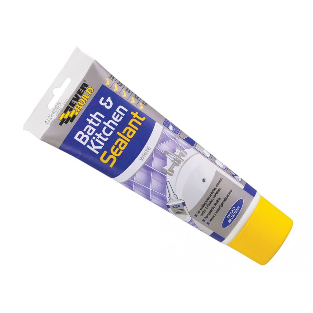 Bath & Kitchen Seal White Easi Squeeze 200ml EVBEASIBATHW