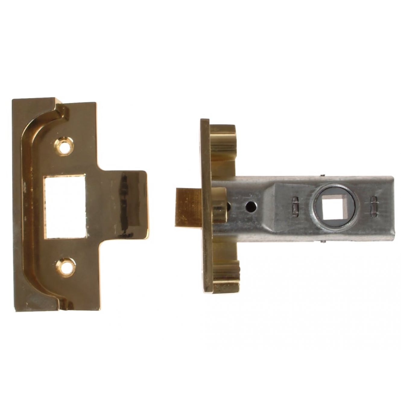 M999 Rebate Tubular Latch 64mm 2.5 in Polished Brass Finish YALPM999PB64