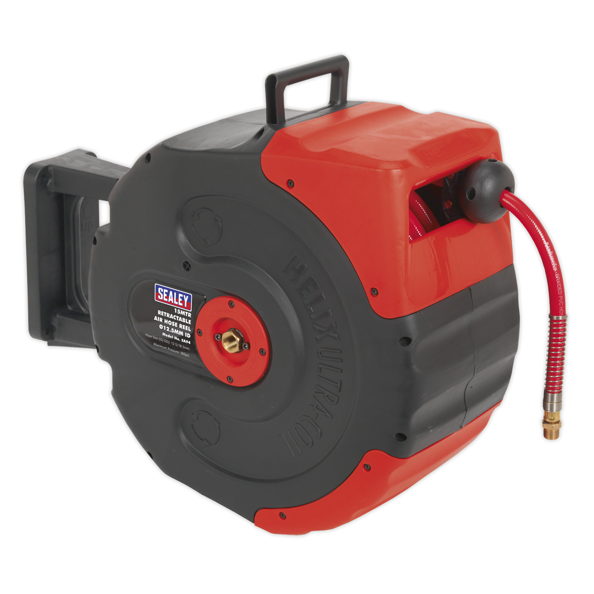 Retractable Air Hose Reel 15m Ø12.5mm ID SA94