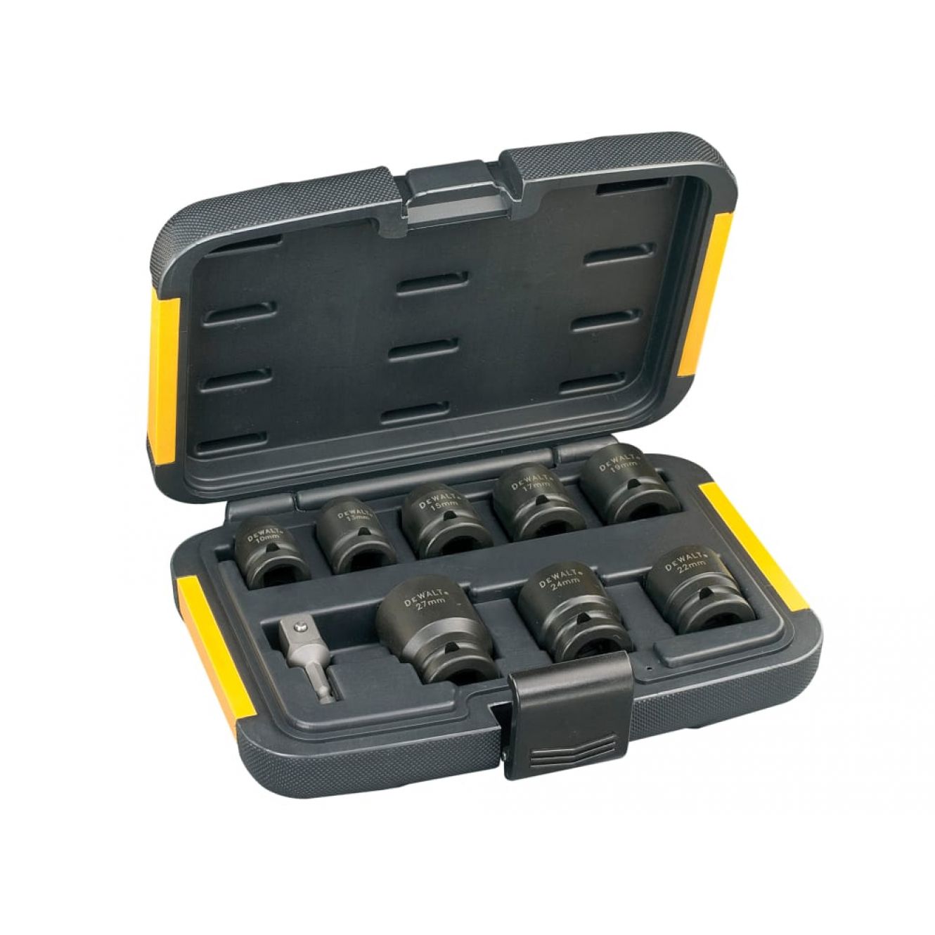 DT7507 Impact Socket Set of 9 Metric 1/2in Drive DEWDT7507QZ