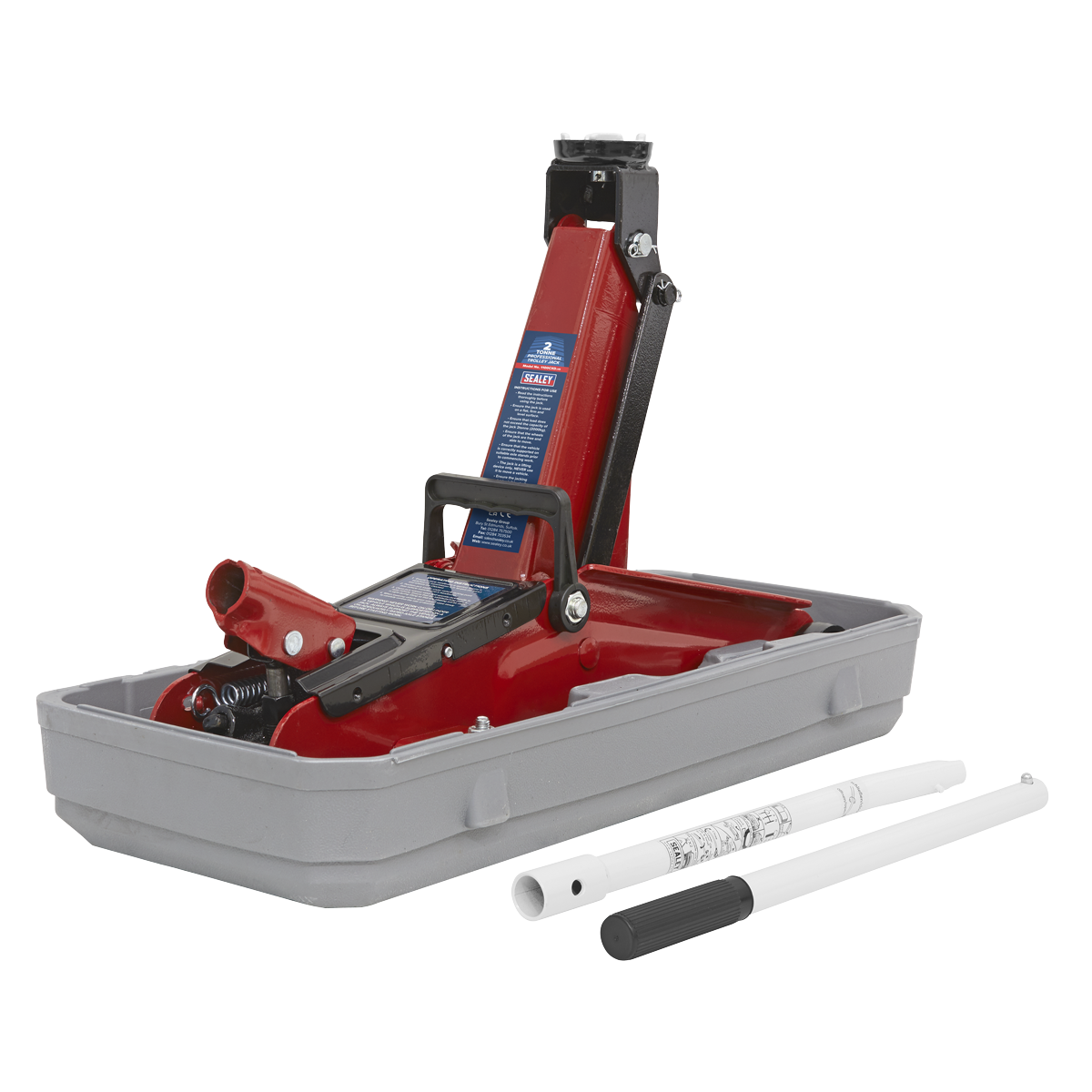 Trolley Jack 2 Tonne Short Chassis with Storage Case 1100CXD