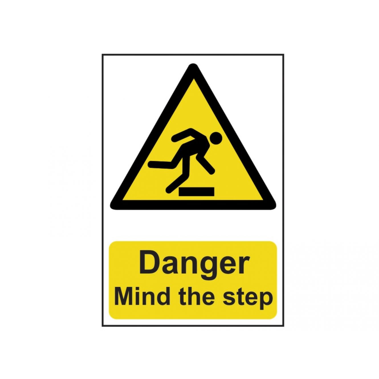 Danger Mind The Step - PVC 200 x 300mm SCA1105