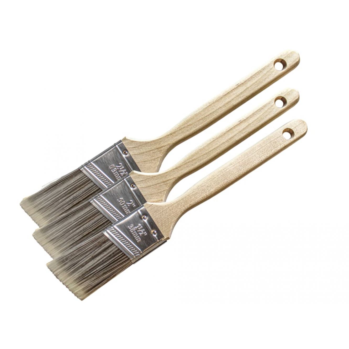 Tradesman Synthetic Sash Brush Set, 3 Piece FAIPBTSASH3