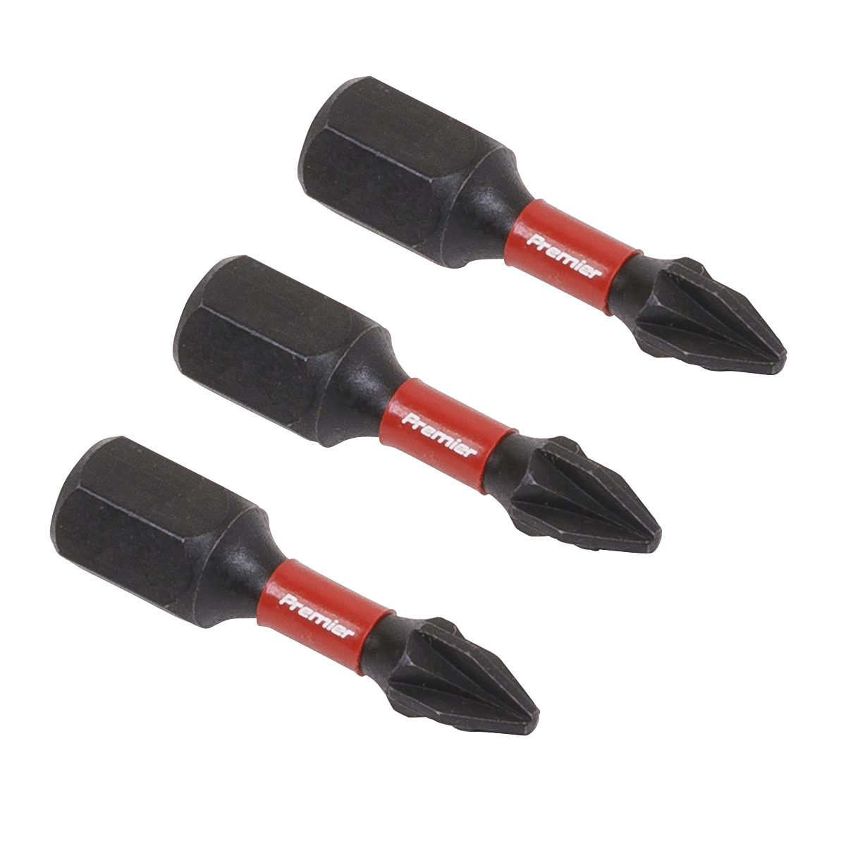 Pozi #1 Impact Power Tool Bits 25mm - 3pc AK8207