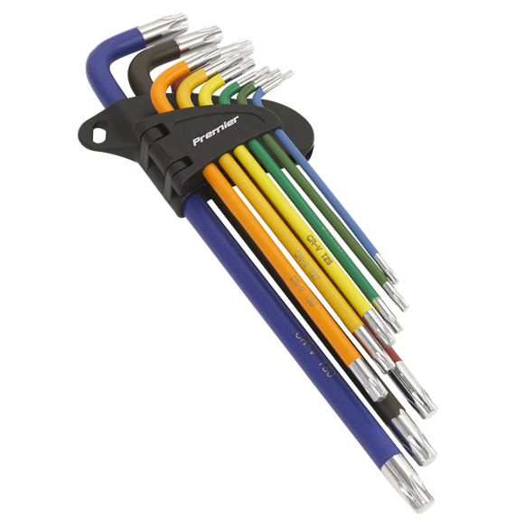 TRX-Star* Key Set 9pc Colour-Coded Extra-Long AK7194