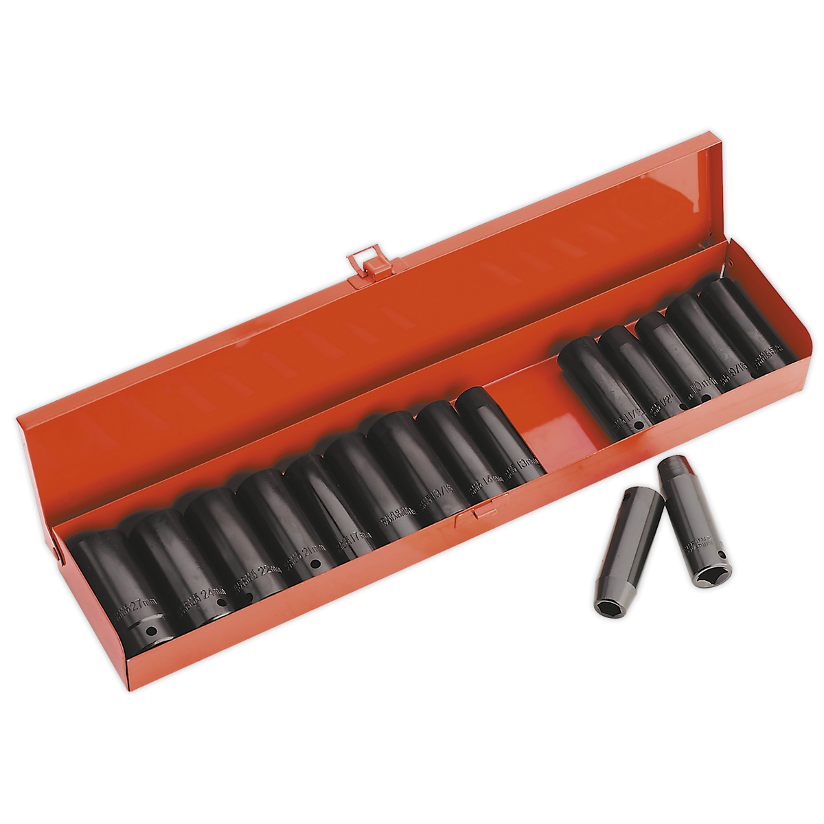 Impact Socket Set 16pc Deep 1/2"Sq Drive Metric/Imperial AK685