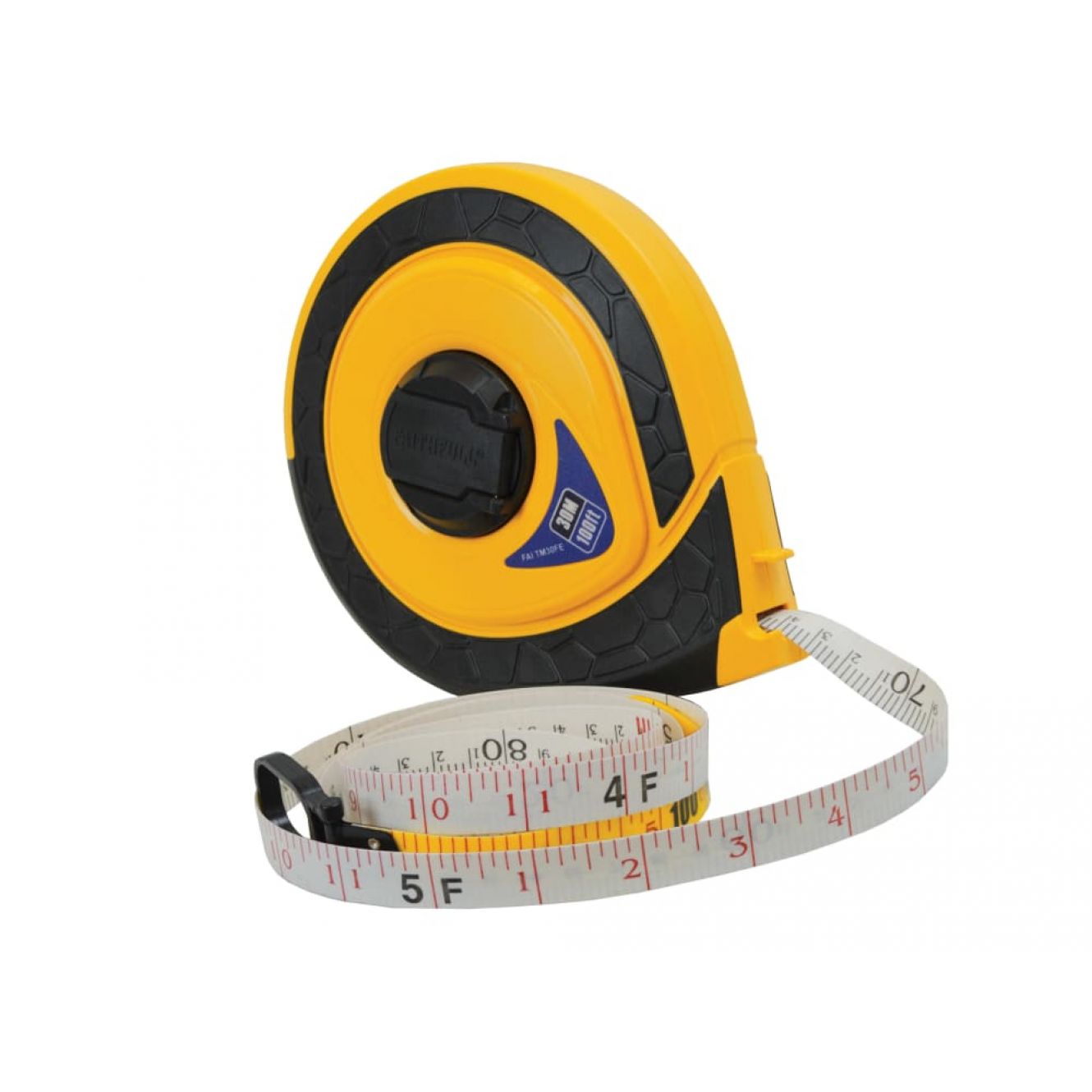 Fully Enclosed ABS Fibreglass Long Tape 30m/100ft (Width 15mm) FAITM30FE