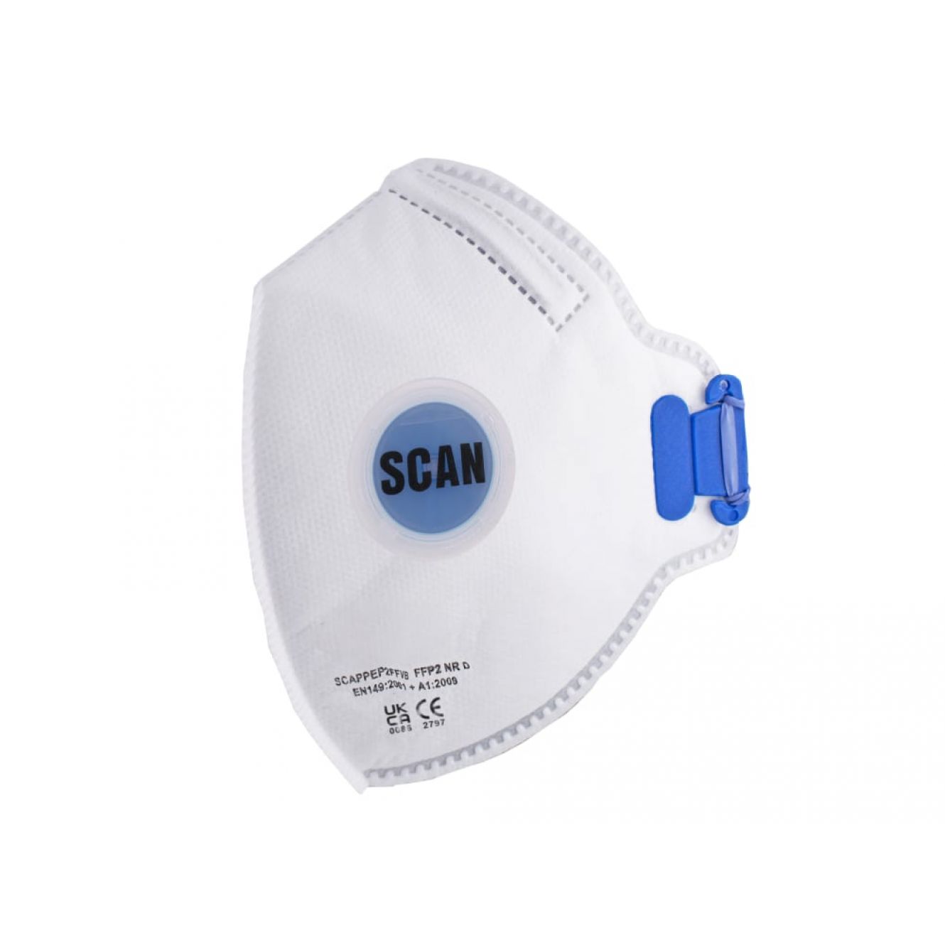 Fold Flat Valved Disposable Masks FFP2