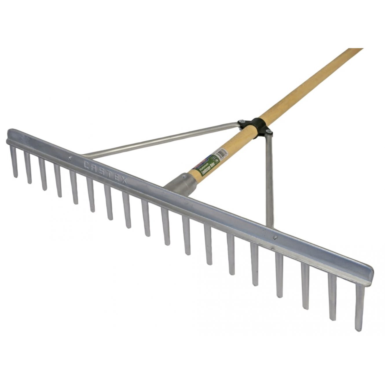 Aluminium Landscape Rake Wooden Handle FSC 100% FAIALRFSC