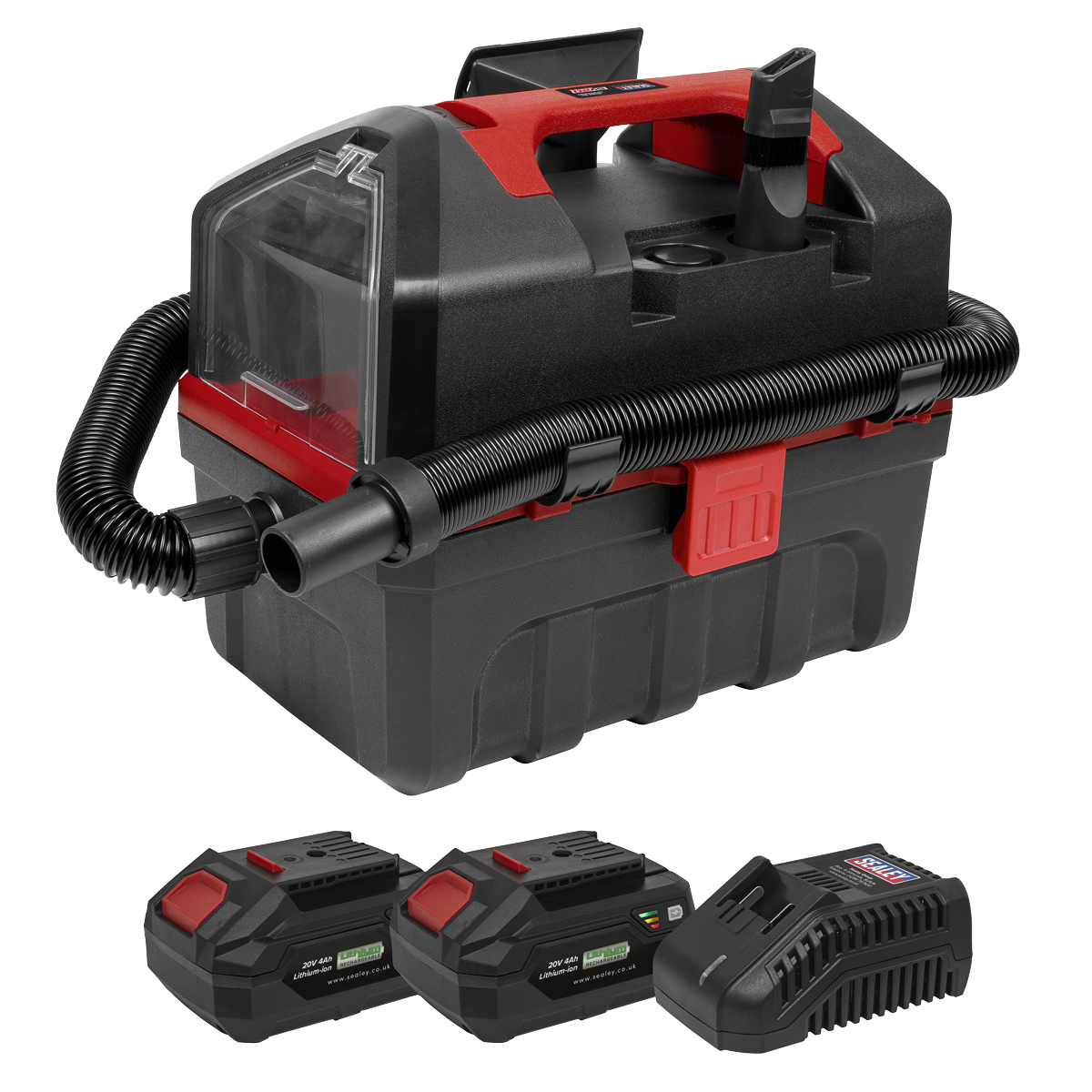 Cordless Wet & Dry Vacuum Kit 2 Batteries - 20V 4Ah SV20 Series CP20VWDVKIT