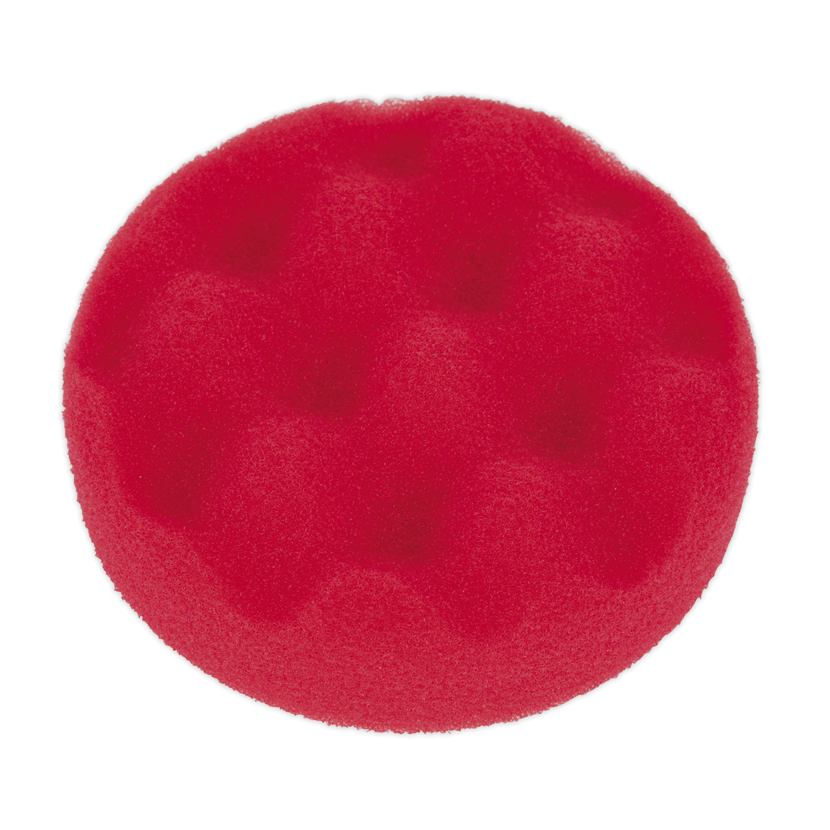 Buffing & Polishing Foam Head Hook-and-Loop Ø80 x 25mm Red/Ultra-Soft PTCCHW80R