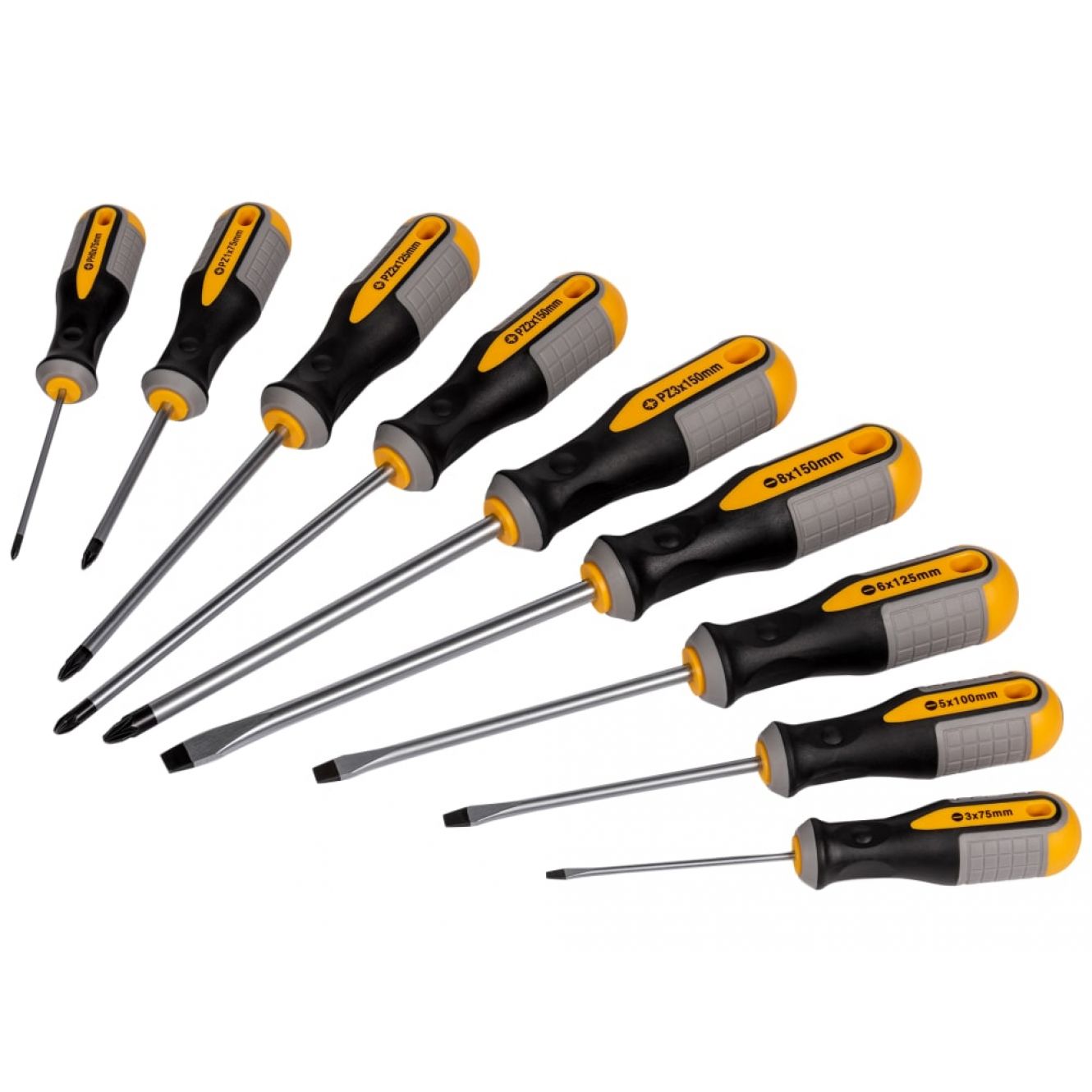 Screwdriver Set, 9 Piece ROU22197