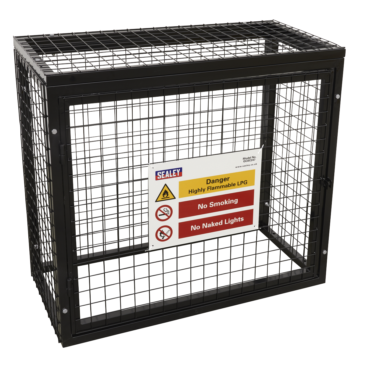 Safety Cage - 2 x 47kg Gas Cylinders GCSC247